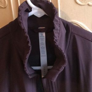 Lululemon zip up, eggplant color